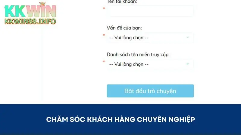 Nhà cái chăm sóc khách hàng chuyên nghiệp
