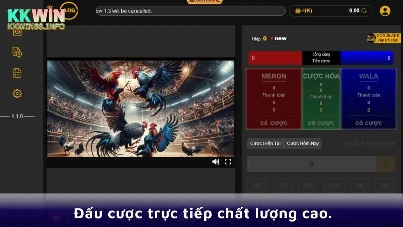 Đấu cược trực tiếp, chất lượng cao